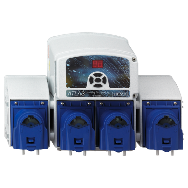 DEMA ATLAS 4 PRODUCT LAUNDRY C/W USM WITH FLUSH MANIFOLD