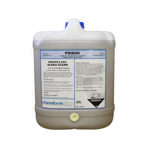 CHEMFORM BREWERS OWN ALKALI CLEAN 20L