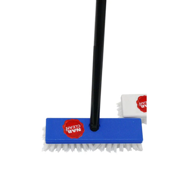 DECK SCRUB WITH HANDLE- BLUE