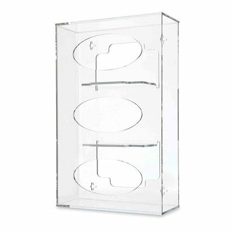 THREE TIER ACRYLIC GLOVE DISPENSER
