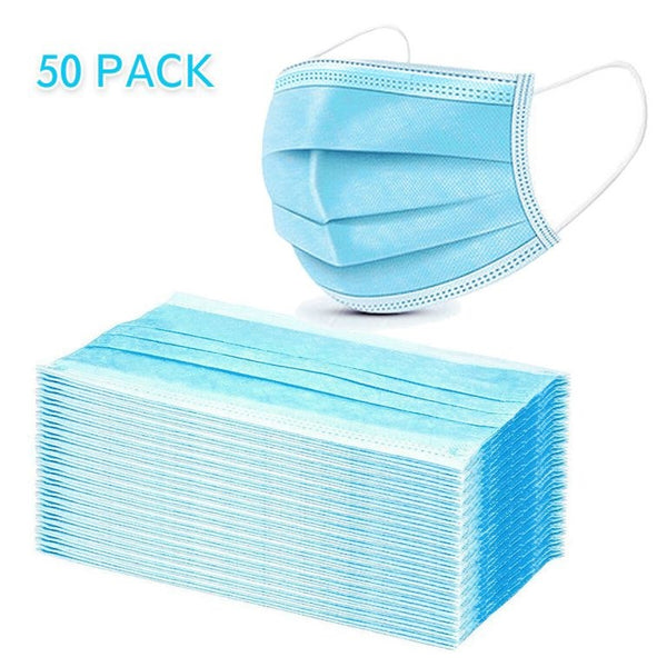 GENERAL FACE MASKS 3PLY 50 PACK WITH EAR LOOP