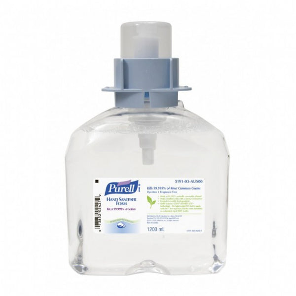 PURELL? INSTANT FOAM HAND SANITISER 70% 1.2L FMX REFILL 5191-03 (DG3)
