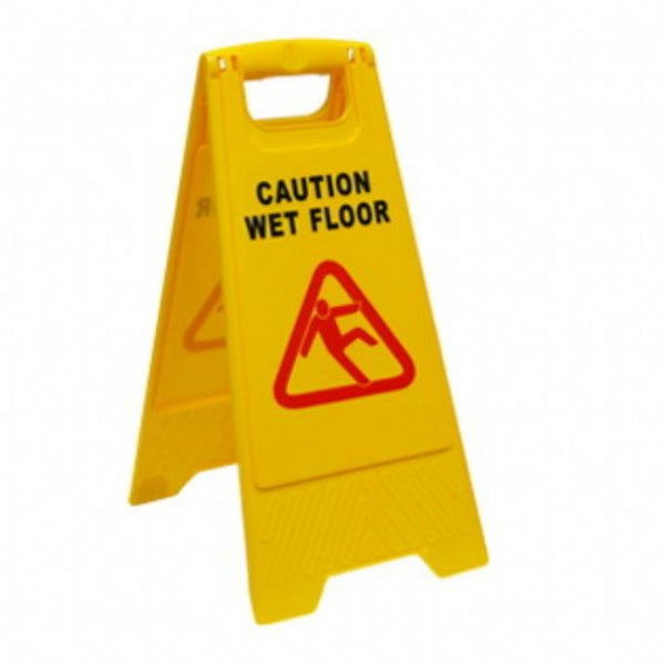 CAUTION SIGN A-FRAME 'WET FLOOR'