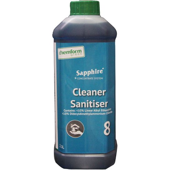 CHEMFORM SAPPHIRE CLEANER SANITISER #8 2.5L