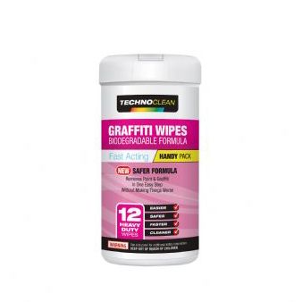 TECHNO-CLEAN WIPES- GRAFFITI REMOVER WIPES 80'S