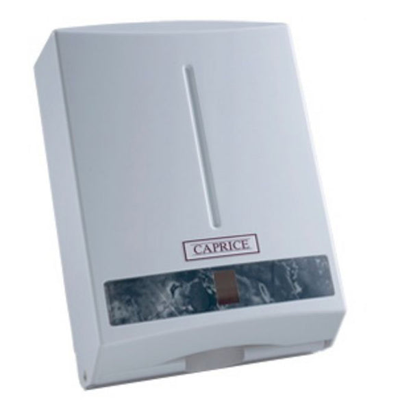 INTERLEAVED TOWEL DISPENSER WHITE PLASTIC (FITS 1516CW)