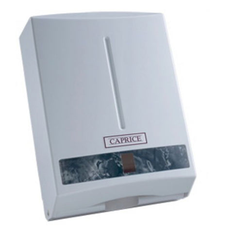 INTERLEAVED TOWEL DISPENSER WHITE PLASTIC (FITS 1516CW)