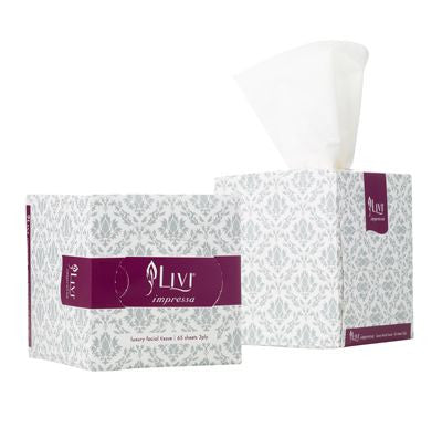 IMPRESSA FACIAL TISSUE CUBE 3PLY 65'S (3301)