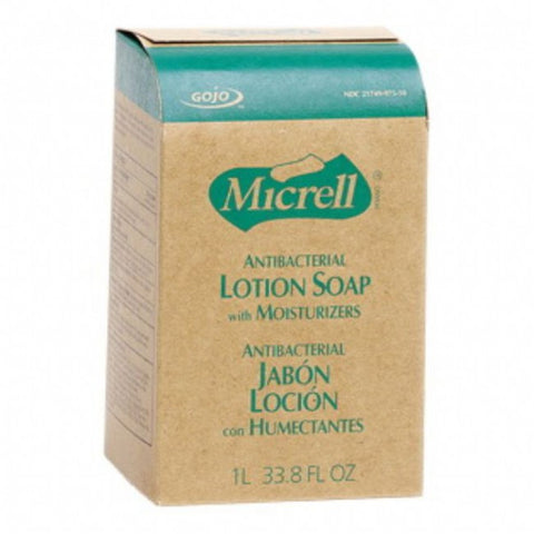 GOJO® MICRELL FRAGRANCE FREE HAND LOTION SOAP REFILL 1L (2157-08)