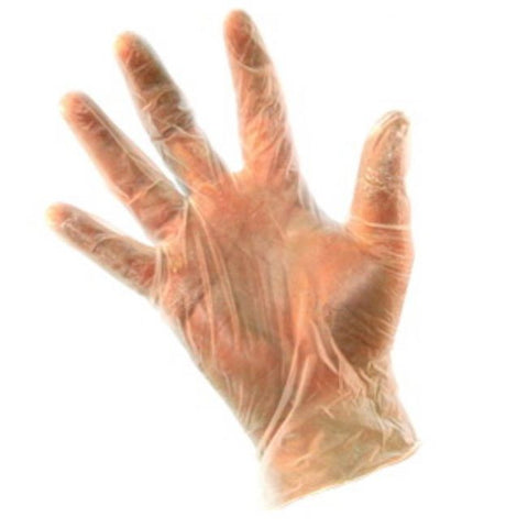 VINYL GLOVES POWDER FREE CLEAR- MEDIUM
