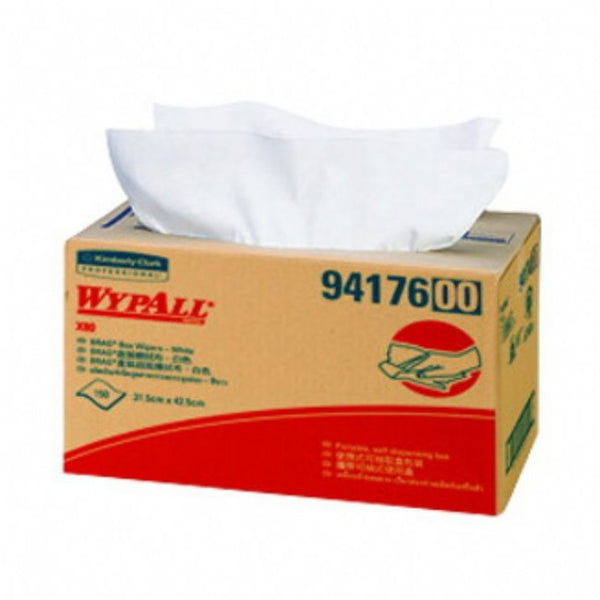 WYPALL X80 SINGLE SHEET WIPERS BRAG BOX- WHITE
